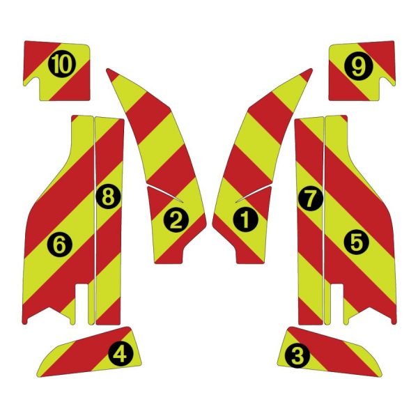 Kit Jaune-Rouge Total – RENAULT Grand Scénic 4 (2017) – Image 2